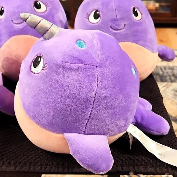 KIDS TOY NEW SOFT PLUSH NARWHAL SO SOFT AND ADORABLE - Picture 2 of 3